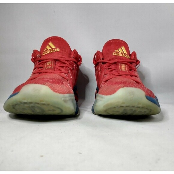Marvel Adidas D.O.N. Issue 2 J Spider Man Sneakers US Size 5.5 UK 5- G55709 EUC - Picture 8 of 12